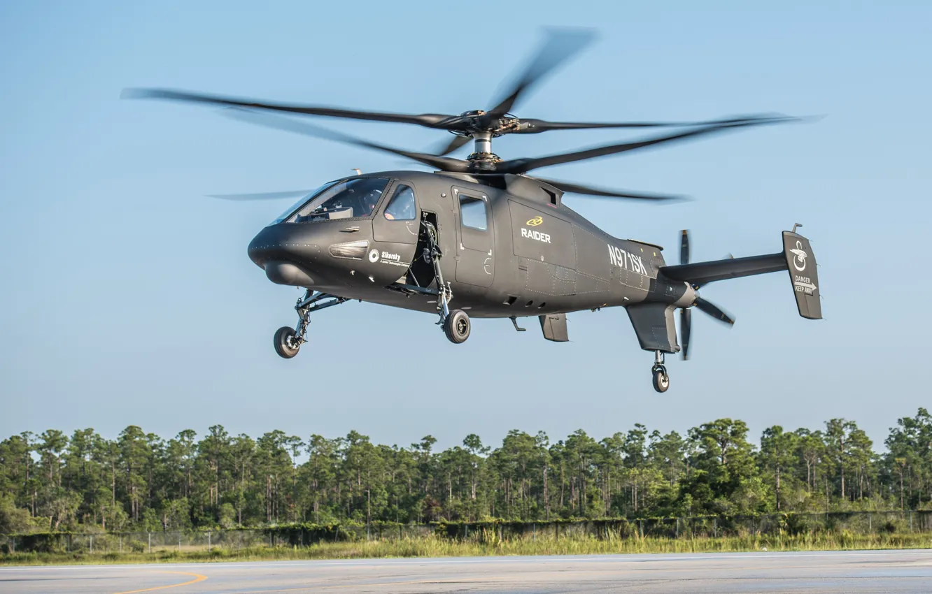 Фото обои fighter, U.S. Air Force, fighter helicopter, Sikorsky S-97 Raider