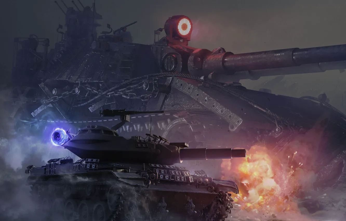 Фото обои World of Tanks, Мирный, игровое событие, Неуязвимый и Гренадер