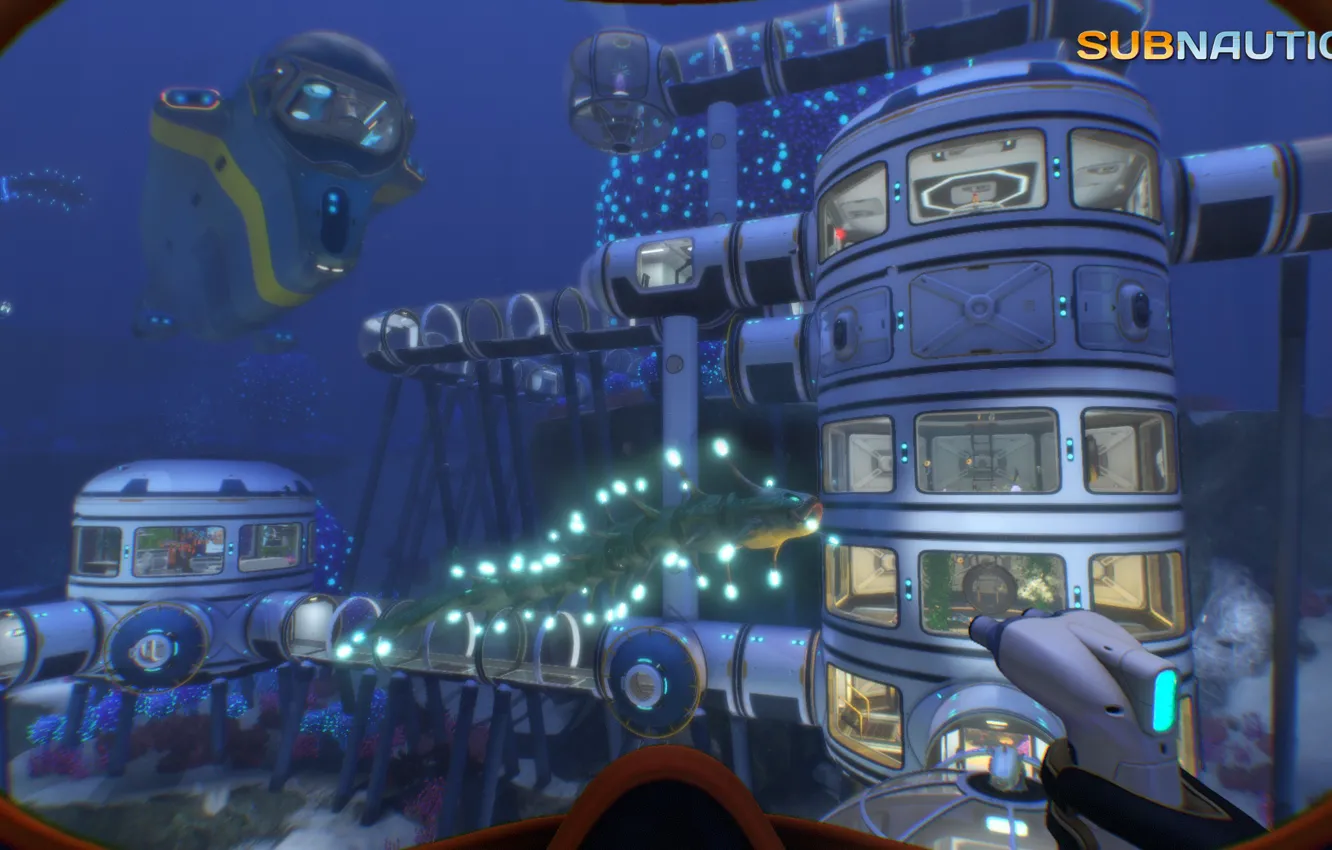 Фото обои станция, аппарат, Subnautica Released Today