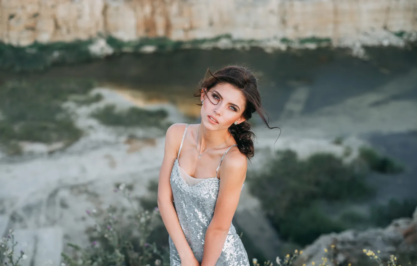 Фото обои girl, dress, woman, beautiful, model, cute, fashionable