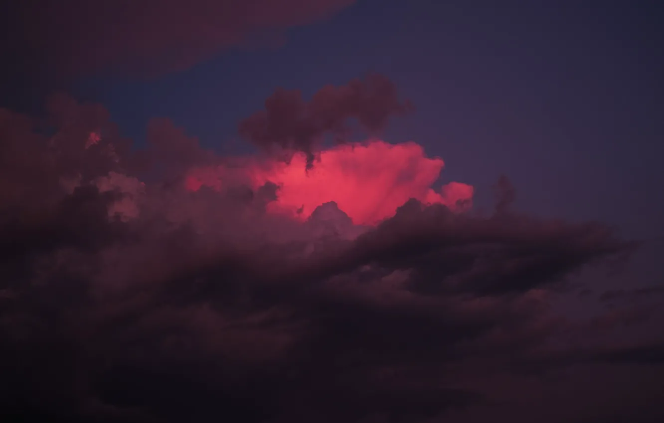 Фото обои небо, красиво, розовые облака