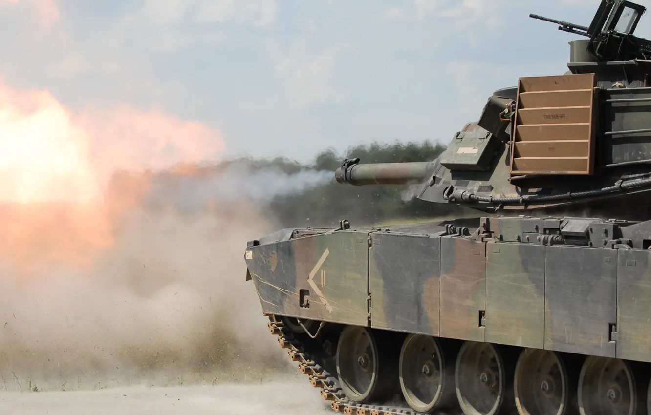 Фото обои танк, бронетехника, Abrams, Абрамс, M1A2