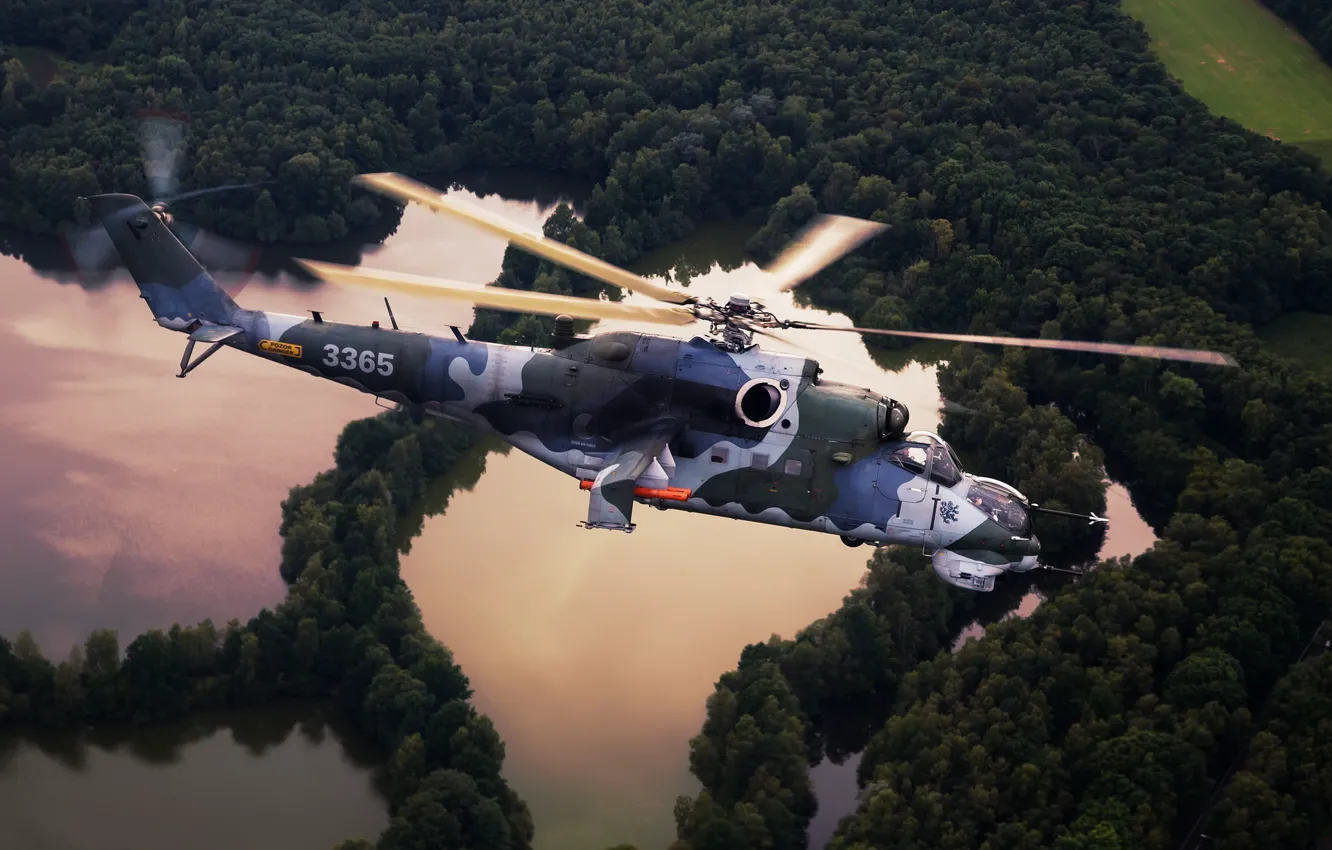 Фото обои helicopter, Hind, MiL Mi-2435