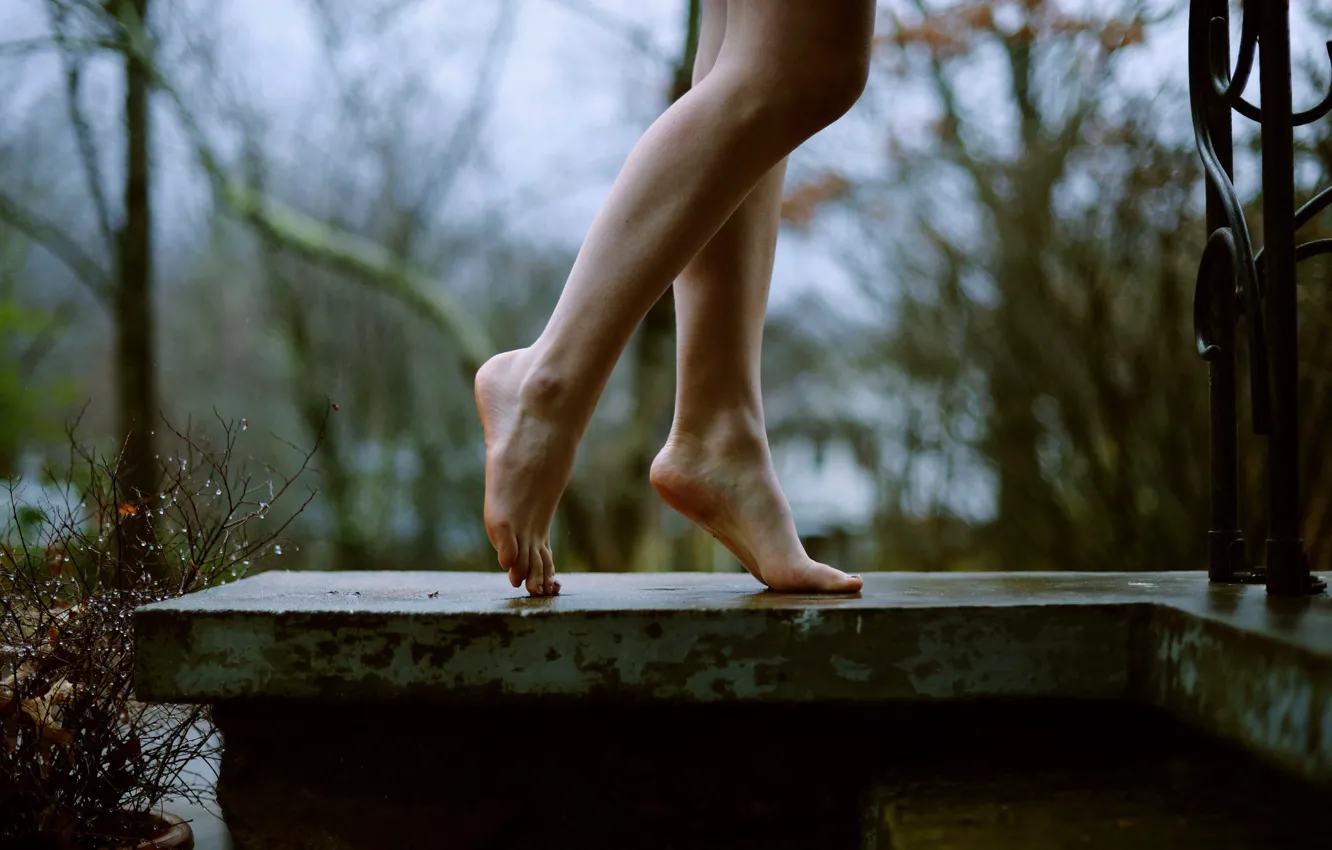 Фото обои дождь, ноги, NoelleBuske