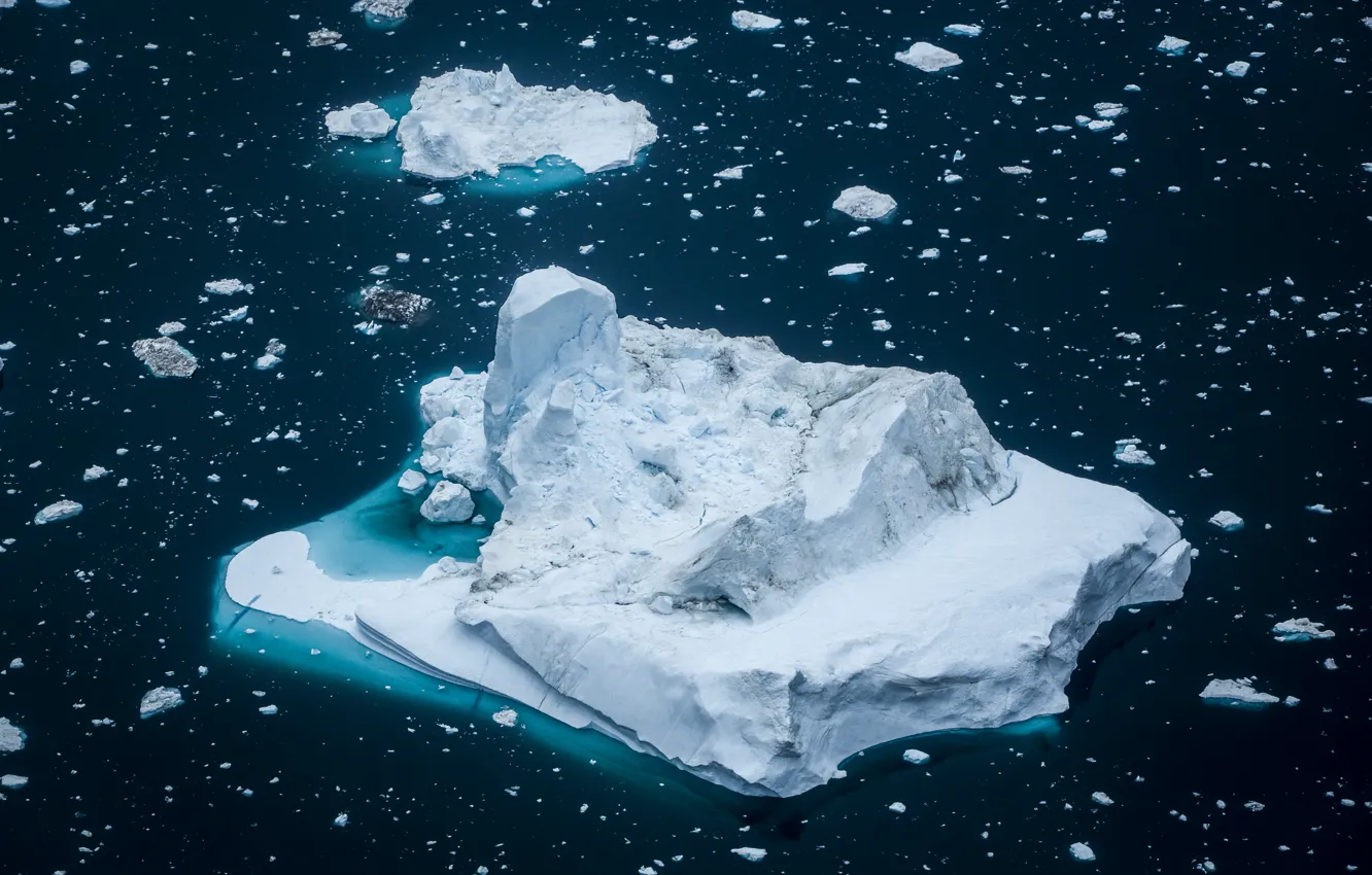 Фото обои холод, лед, море, айсберг