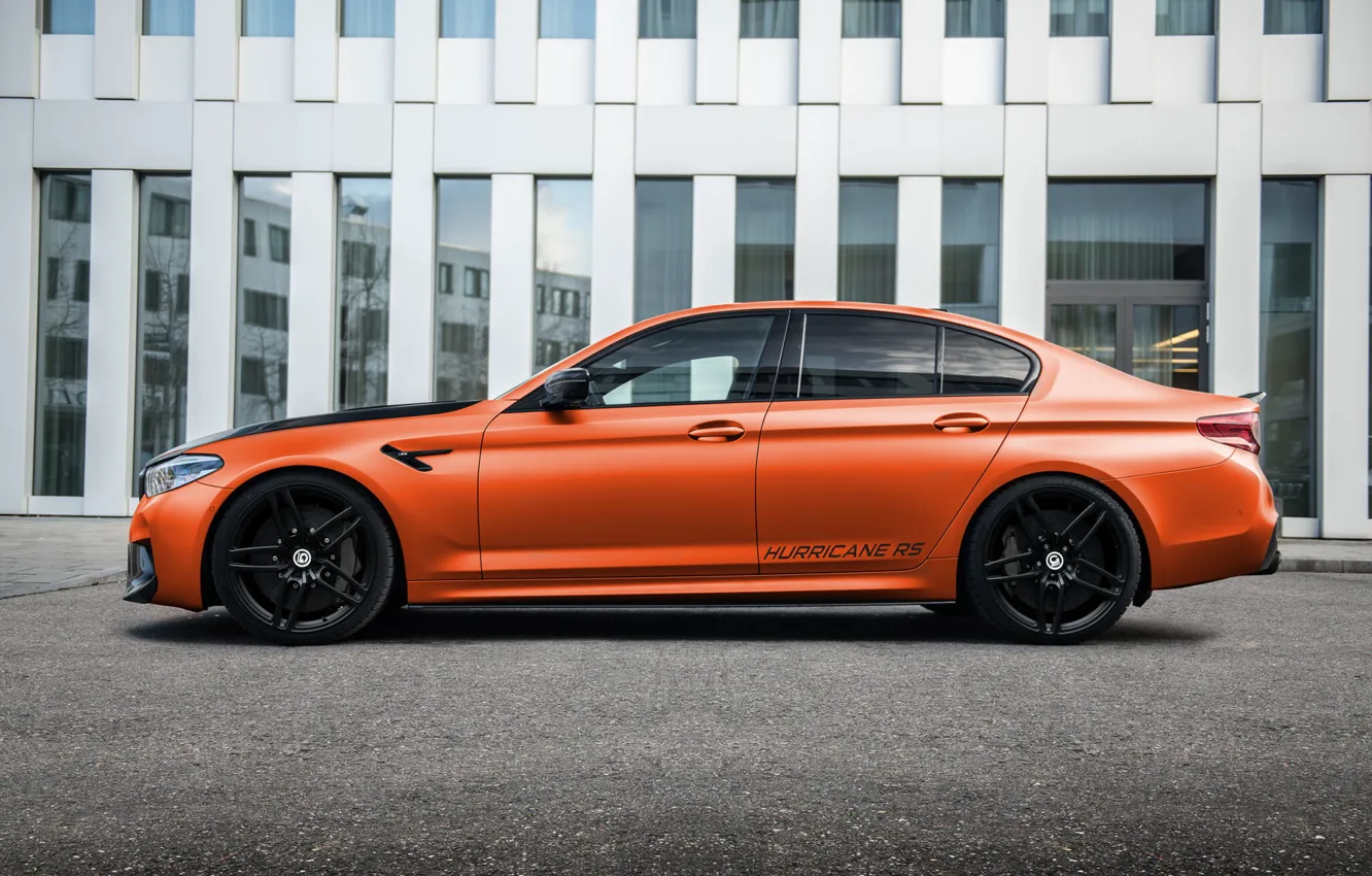 Фото обои BMW, Тюнинг, БМВ, Orange, G-Power, Tuning, Hurricane, M5