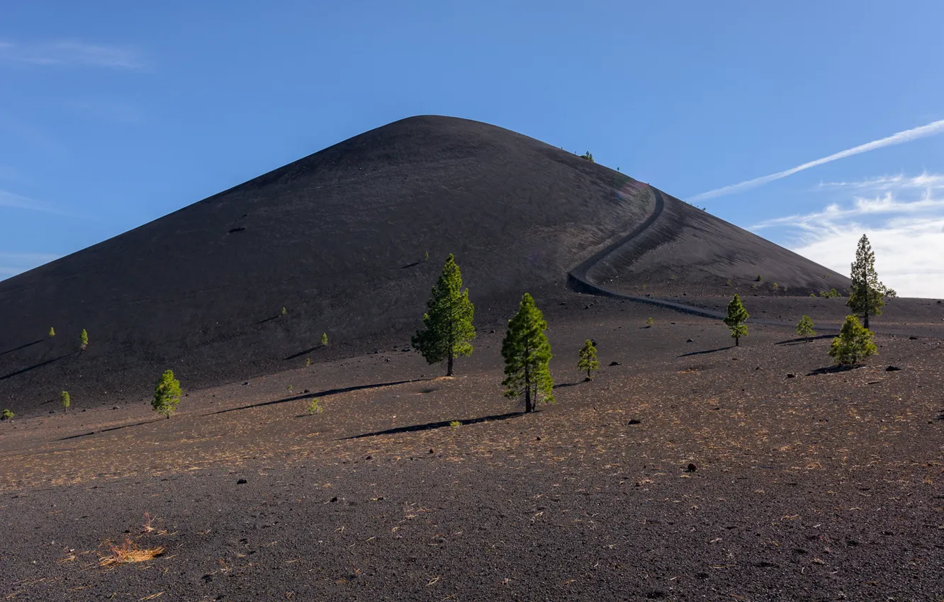 Фото обои небо, природа, Lassen Volcanic National Park