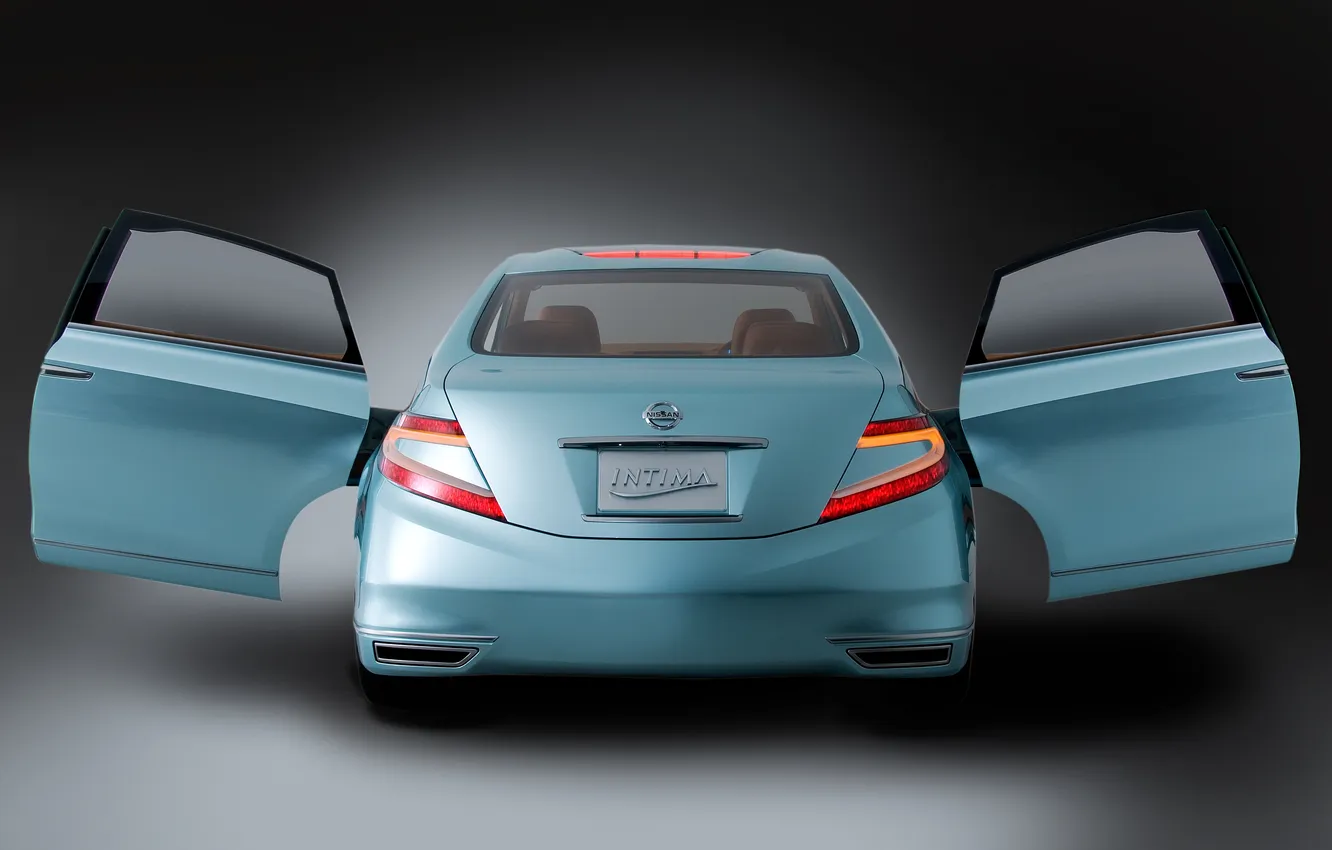 Фото обои Concept, Ниссан, Nissan, концепт-кар, седан, 2007, Nissan Intima