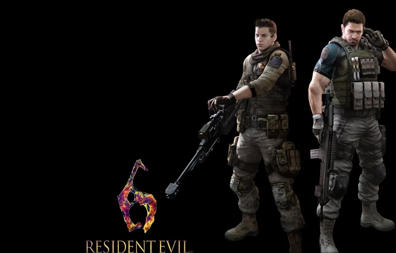 Фото обои wallpaper, gun, pistol, game, soldier, weapon, Resident Evil, man