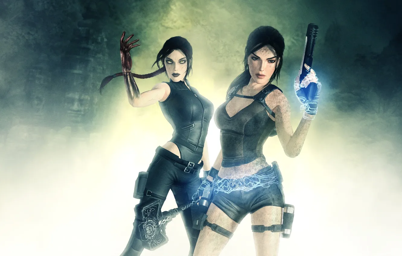 Фото обои lara croft, Doppelganger, Tomb Raider: Underworld