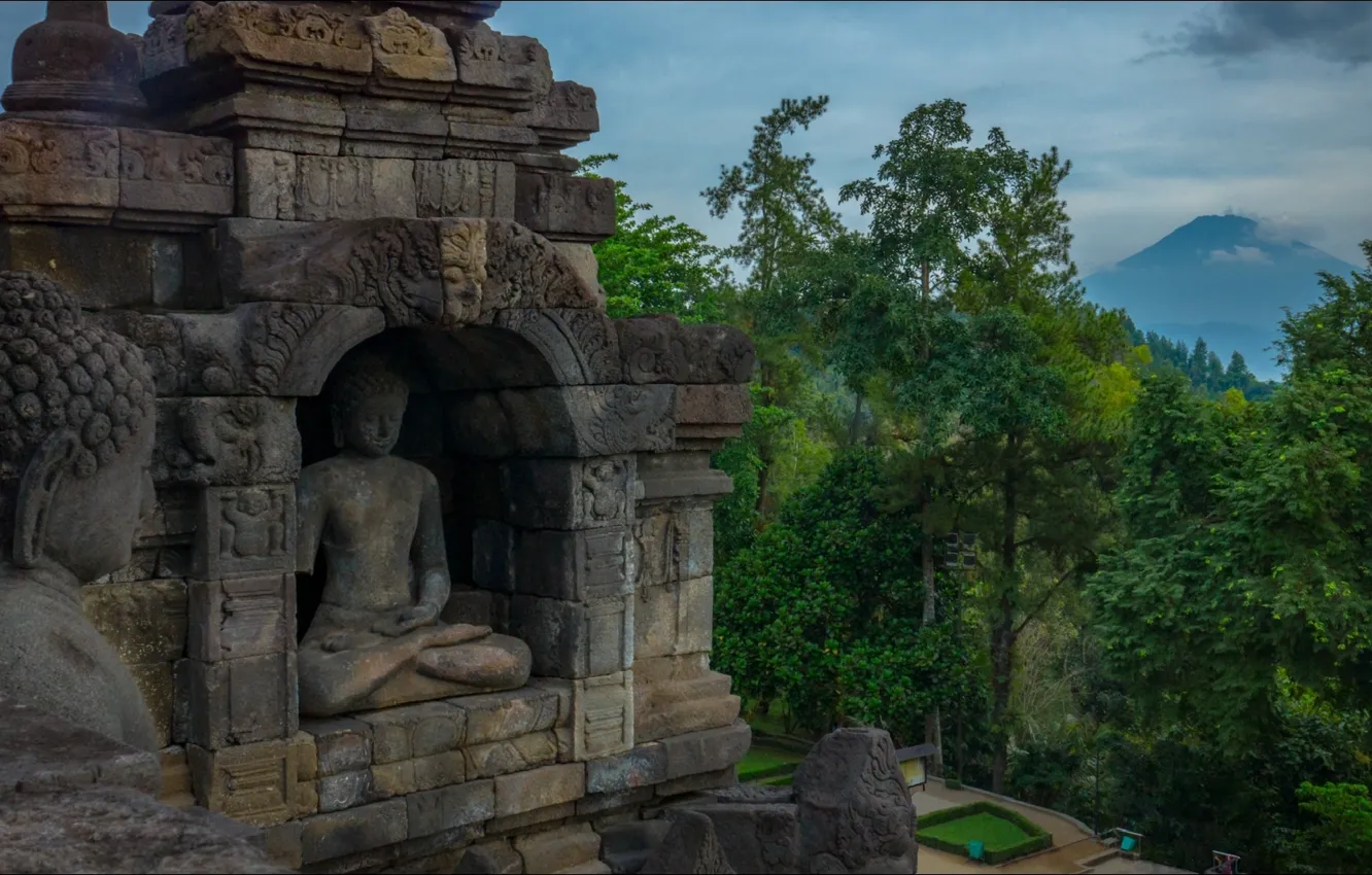 Фото обои nature, Indonesia, Java, Buddha