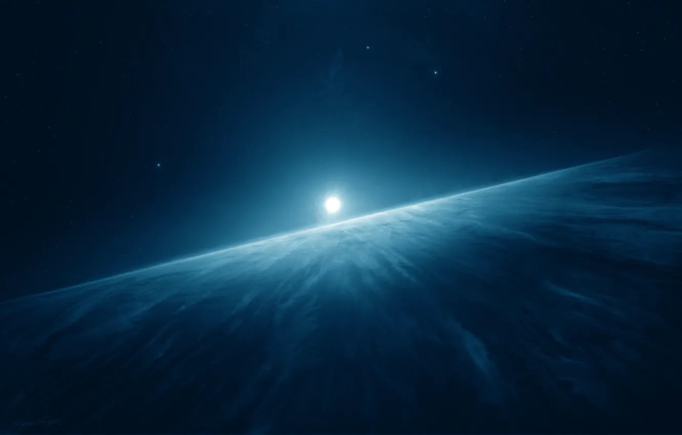 Фото обои sun, planet, Sci Fi