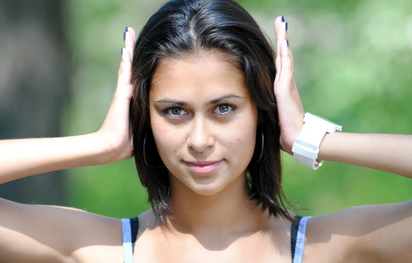 Фото обои sexy, model, brunette, look