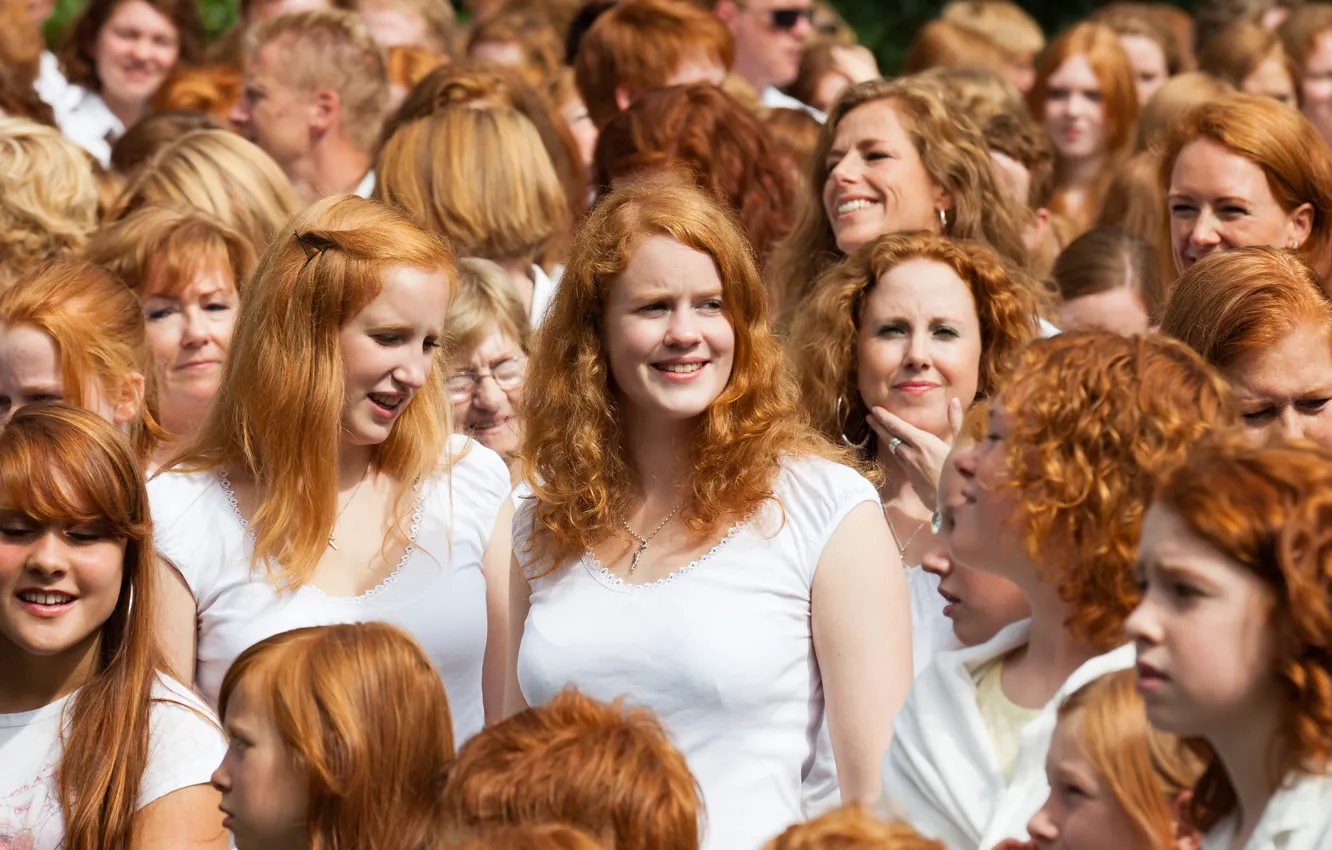 Фото обои different, women, redheads