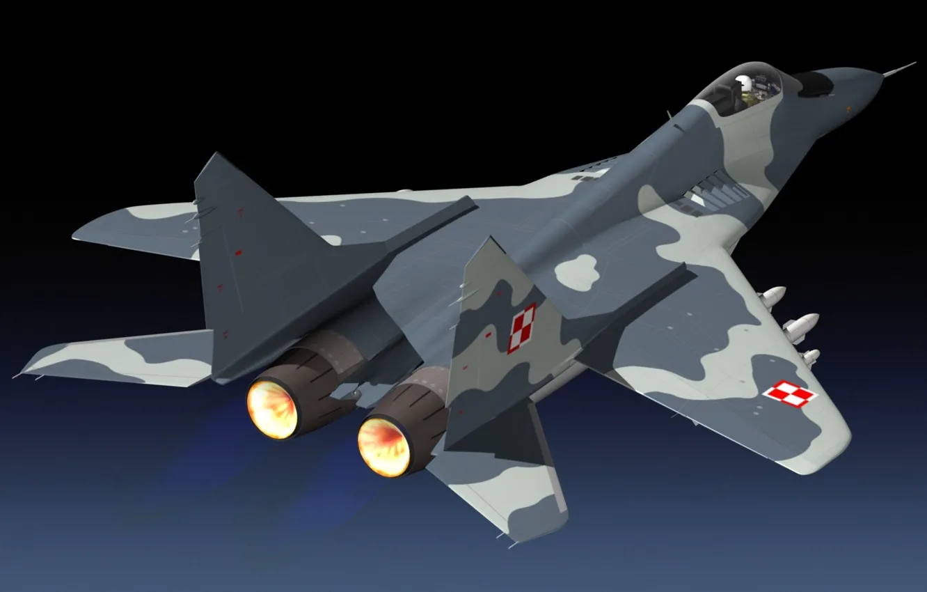 Фото обои истребитель, многоцелевой, MiG-29, МиГ-29