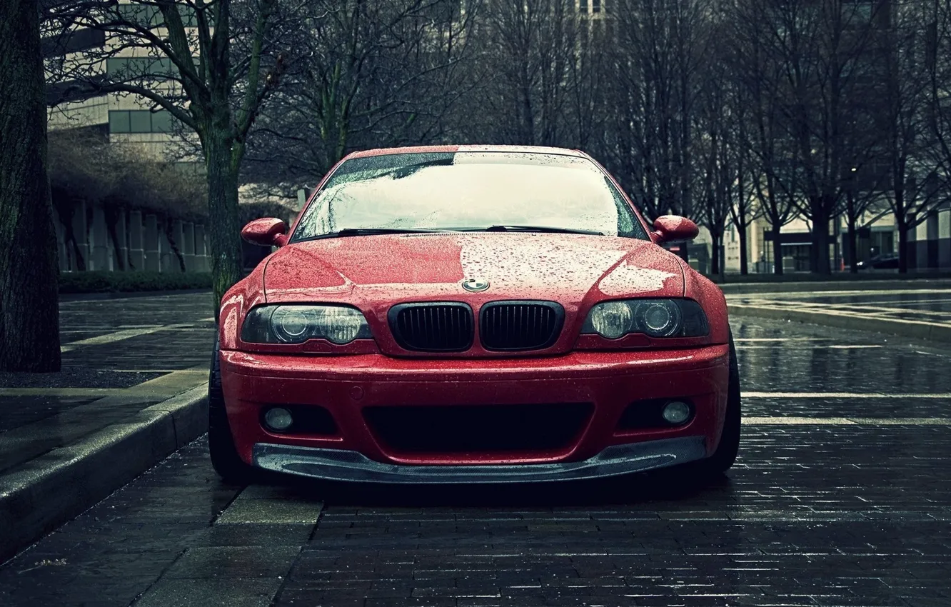 Фото обои BMW, Red, Car, IsaaKaRs