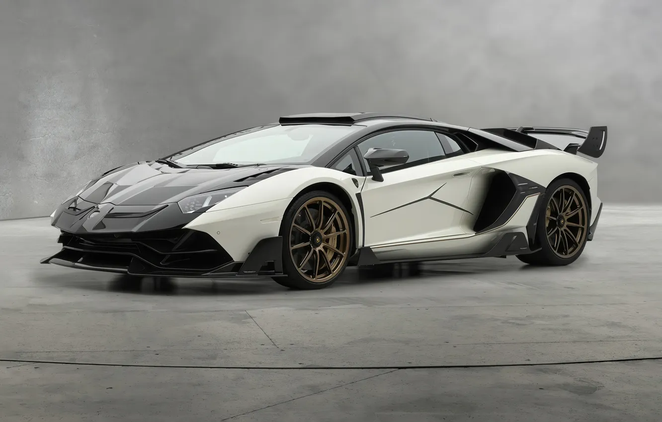 Фото обои Lamborghini, Front, Lamborghini Aventador, Mansory, Final Edition, Вид Сбоку, Tuning Car, 2025