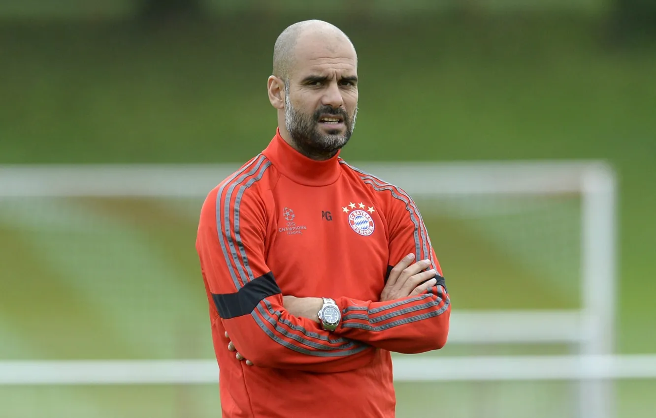 Фото обои футбол, football, fc bayern munich, Pep Guardiola