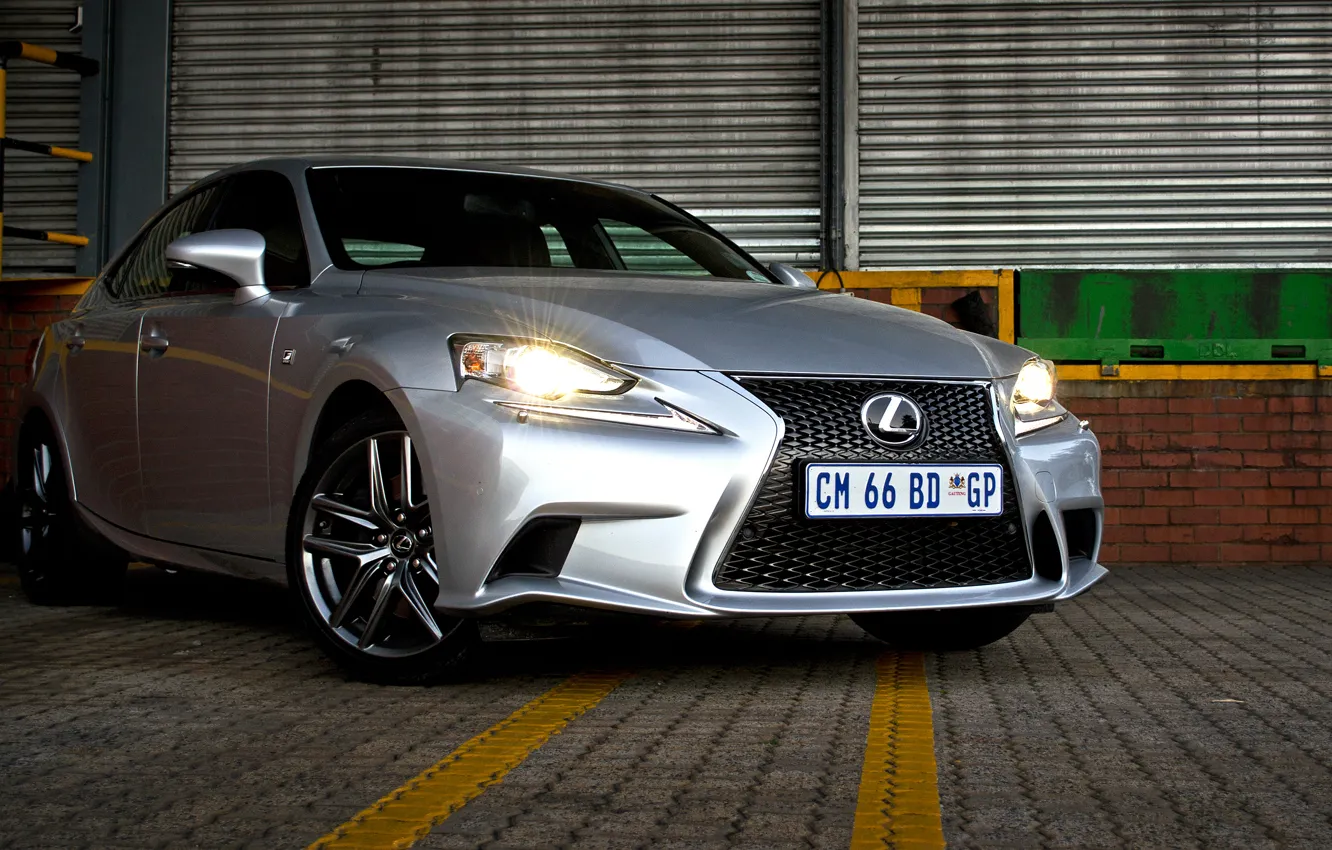 Фото обои Lexus, light, silver, front, 350, F-Sport