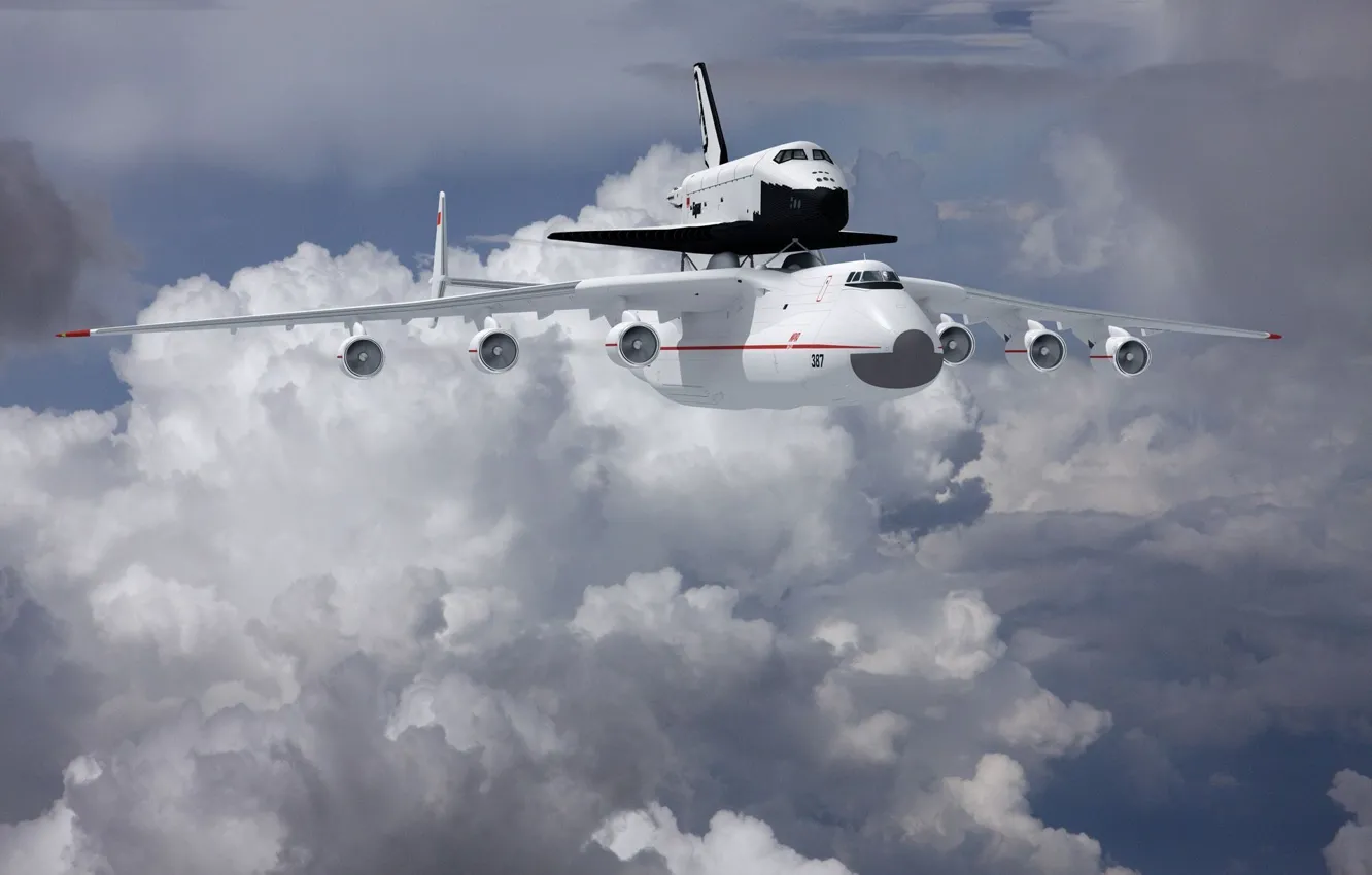 Фото обои буран, Ан-225, мрия