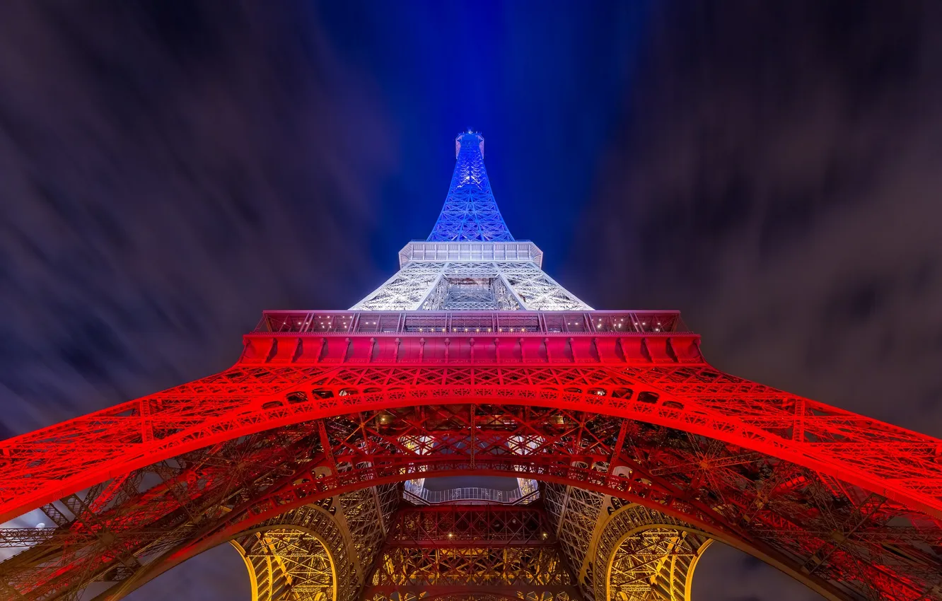 Фото обои город, Париж, башня