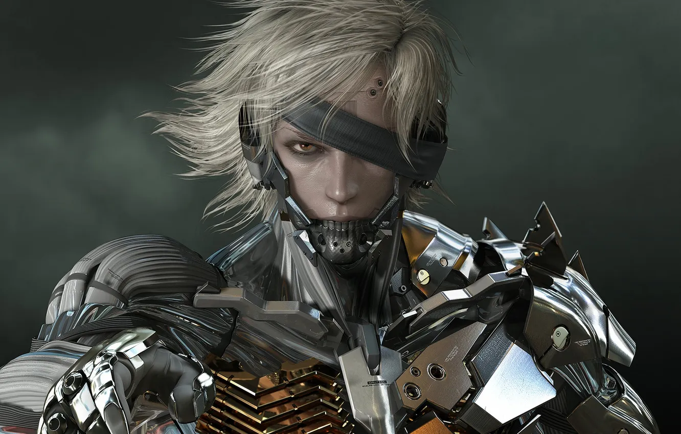 Фото обои metal gear solid, games, raiden, rising