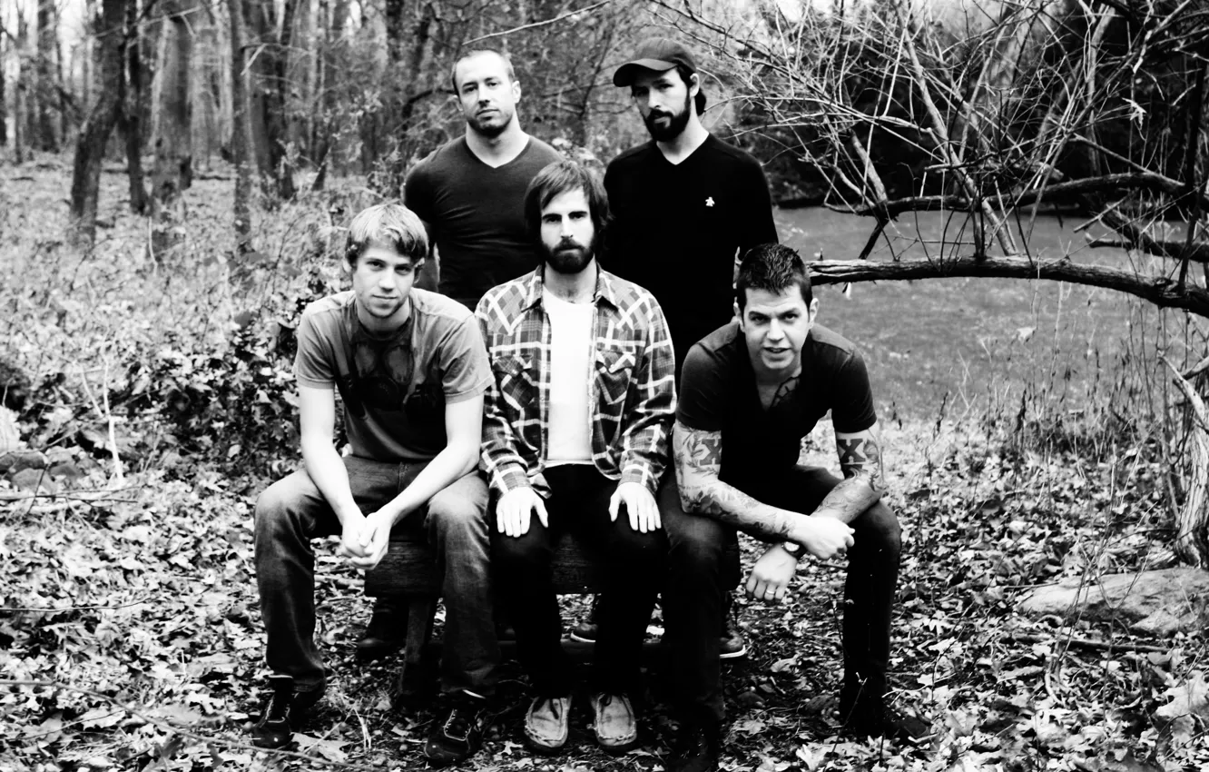 Фото обои Liam Wilson, Ben Weinman, Greg Puciato, The Dillinger Escape Plan