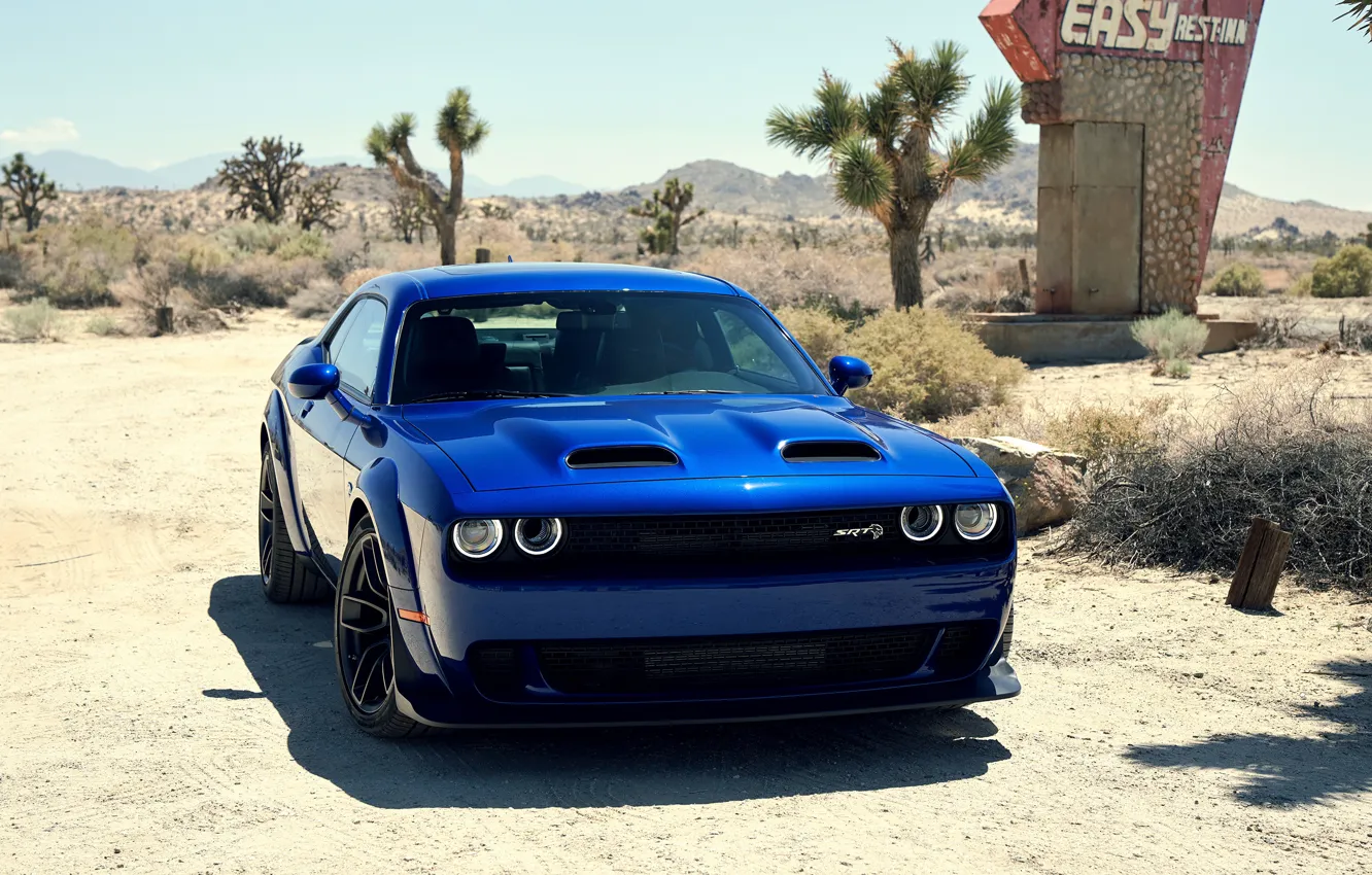 Фото обои Dodge, Challenger, Hellcat, SRT, Widebody, 2019