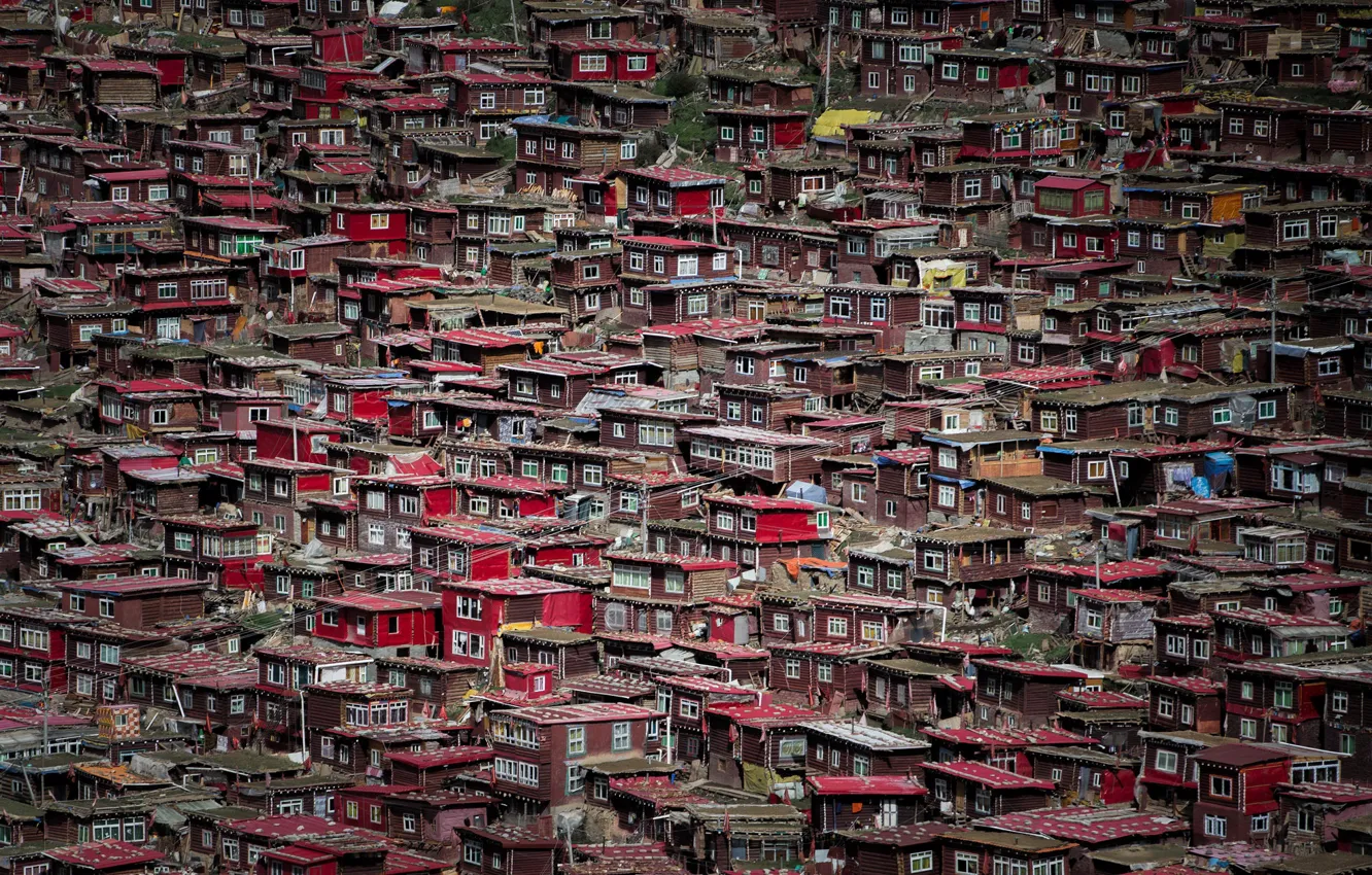 Фото обои город, дома, Китай