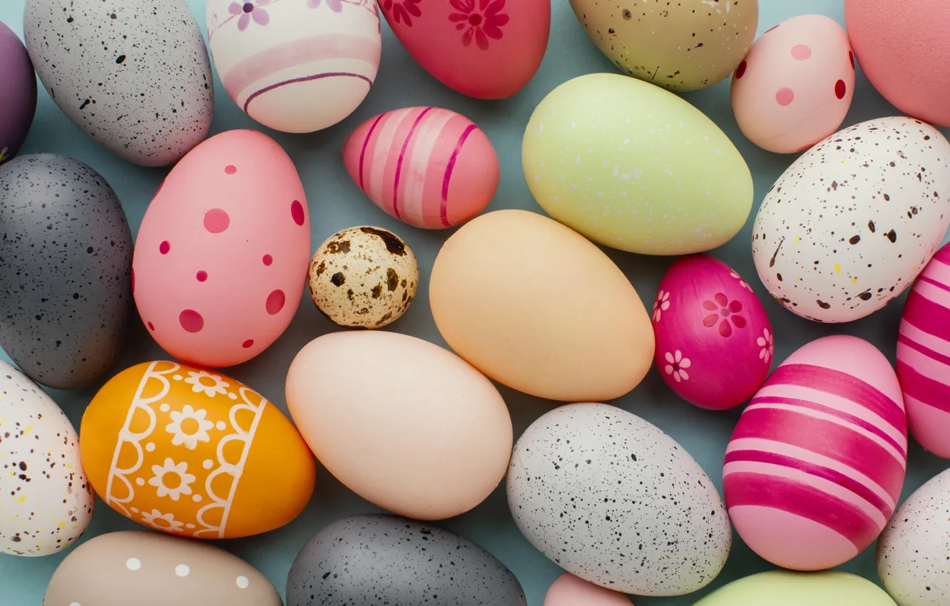 Фото обои яйца, весна, colorful, Пасха, happy, spring, Easter, eggs