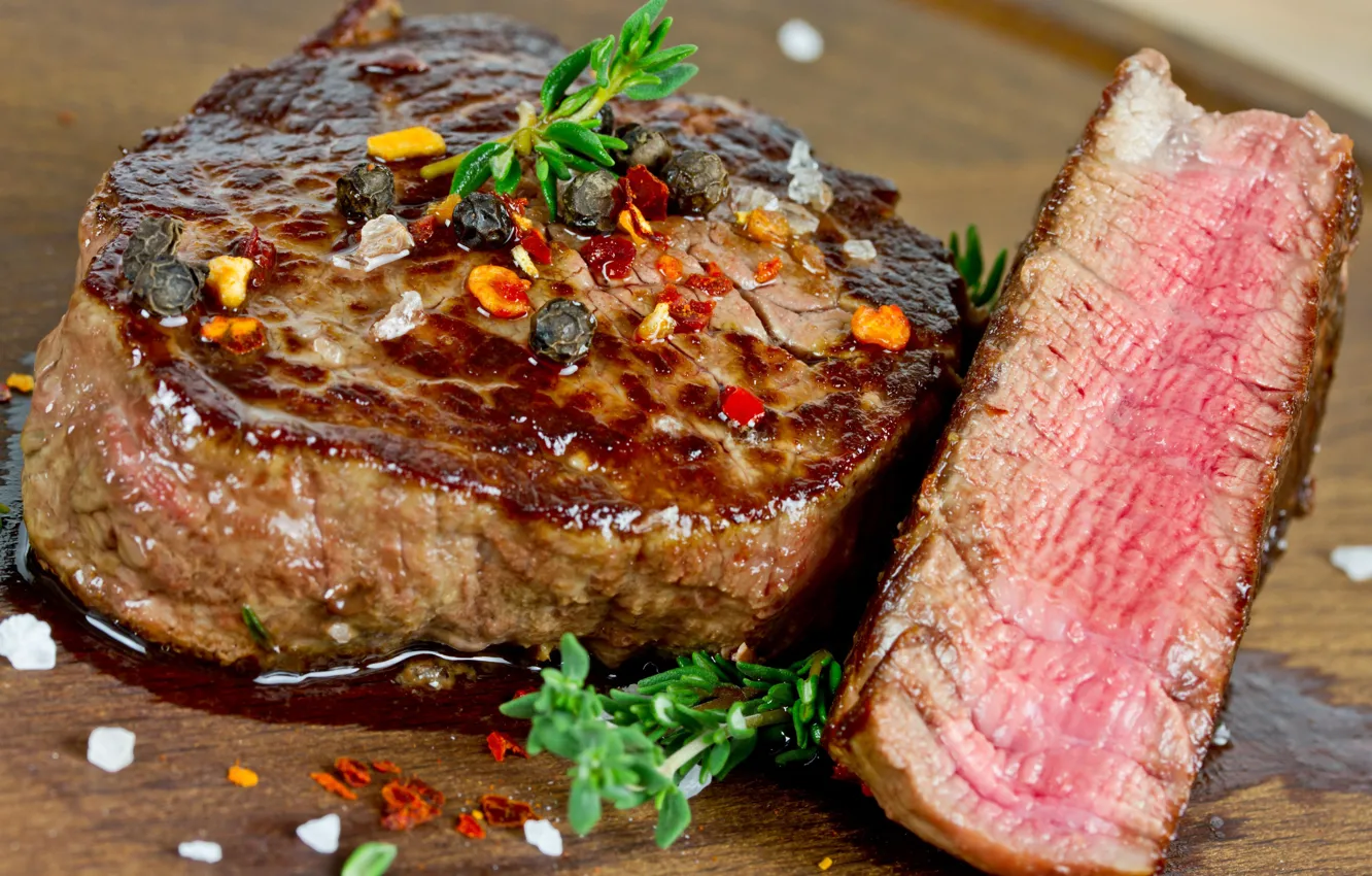 Фото обои meat, cooked, ingredients