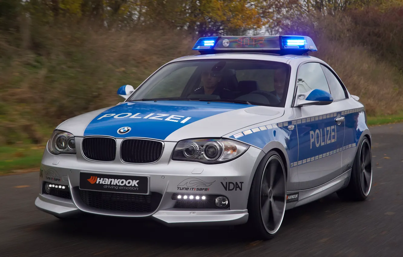 Фото обои авто, полиция, BMW