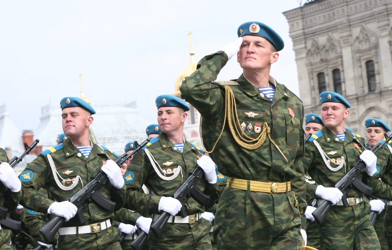 Фото обои армия, солдаты, Россия, бойцы, военные, гордость, ВДВ, элита