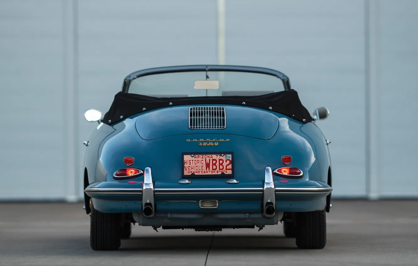 Фото обои Porsche, 356, 1961, Porsche 356B 1600 Super Cabriolet