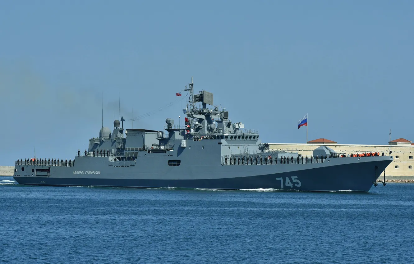 Фото обои фрегат, Севастополь, Адмирал Григорович