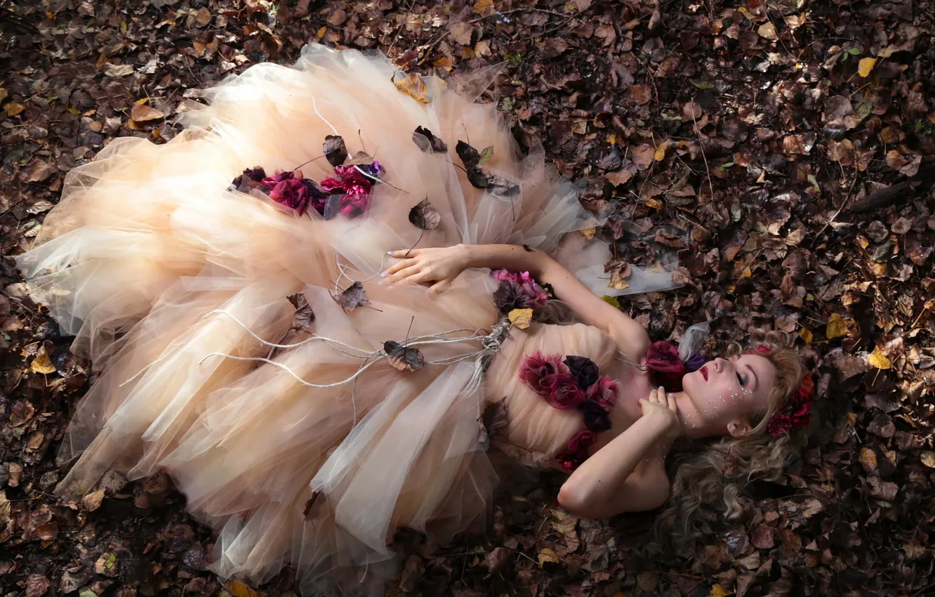 Фото обои девушка, поза, Marie Joshepine