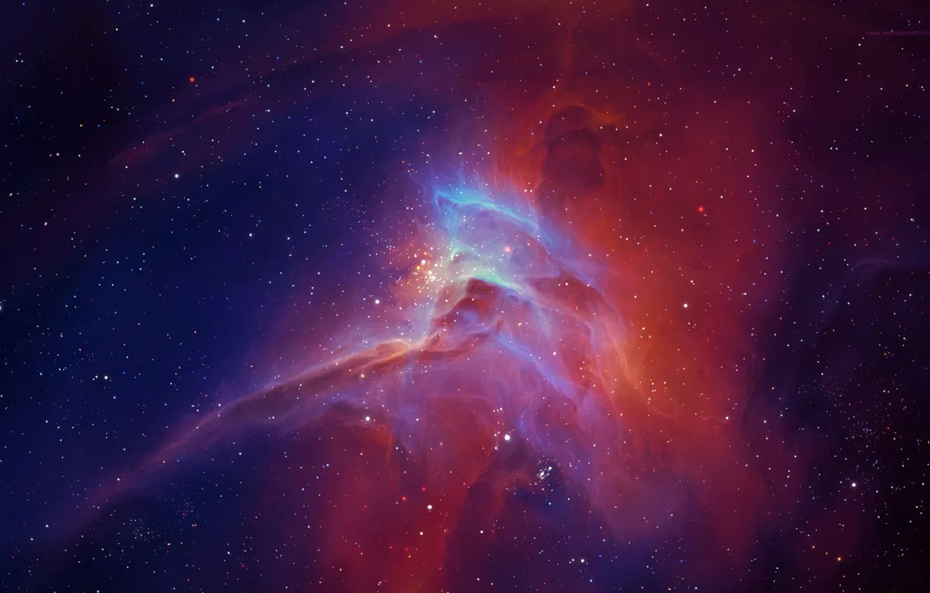 Фото обои colors, space, Stars, nebula, cosmos, galaxy