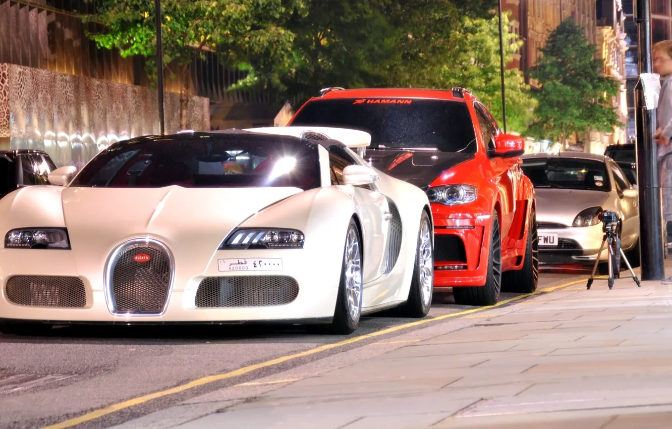 Фото обои bmw, Bugatti, hamann, cabrio, x6m, veuron