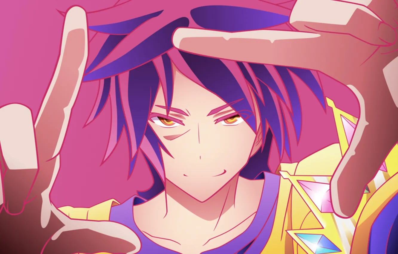 Фото обои аниме, арт, парень, No Game No Life