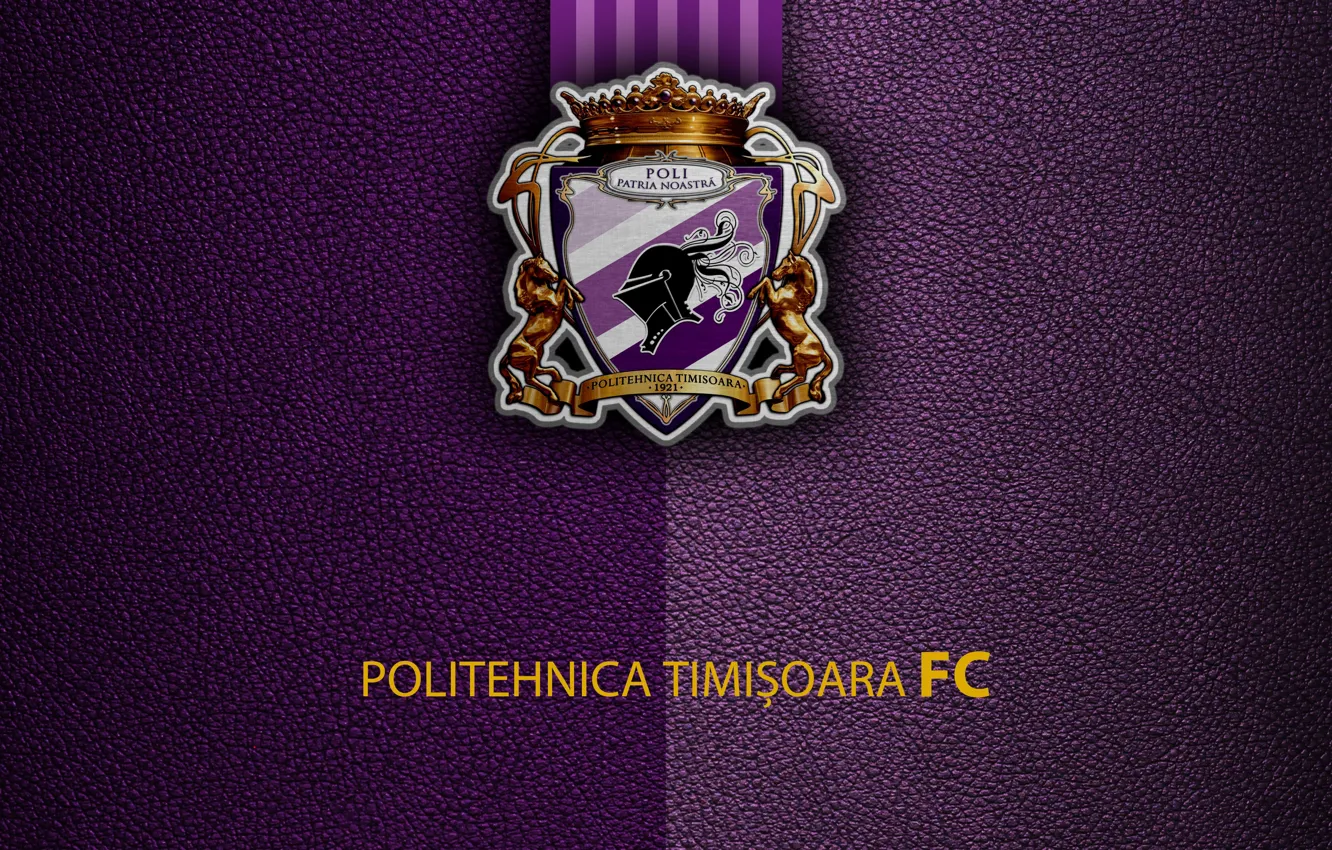 Фото обои wallpaper, sport, logo, football, Politehnica Timisoara