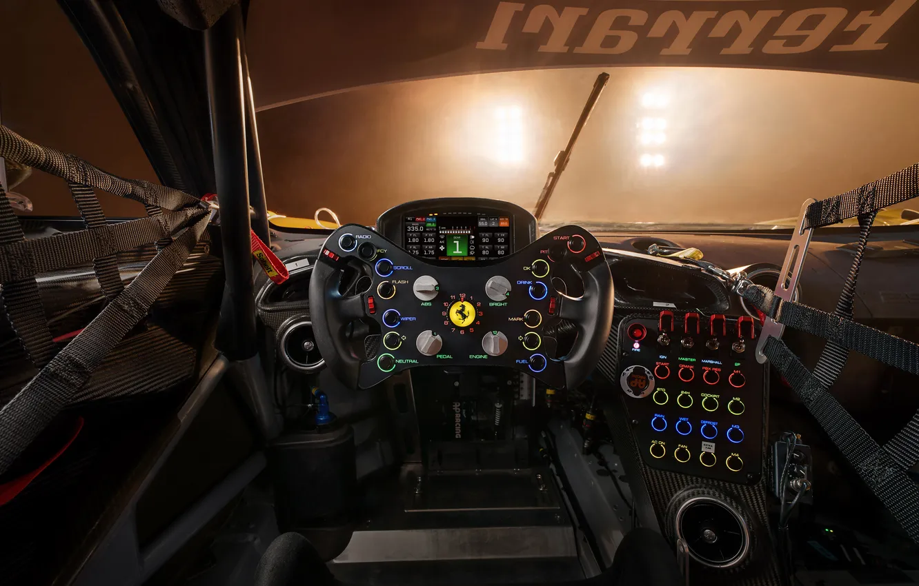 Фото обои Ferrari, 296 GT3, 2160P, GT3 Evo