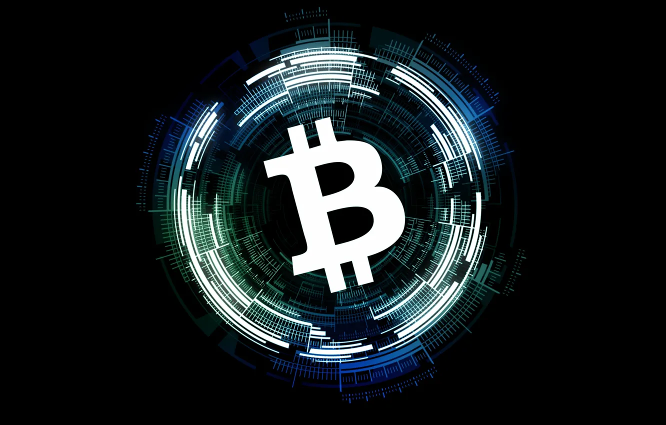 Фото обои лого, валюта, fon, bitcoin, биткоин, cryptocurrency