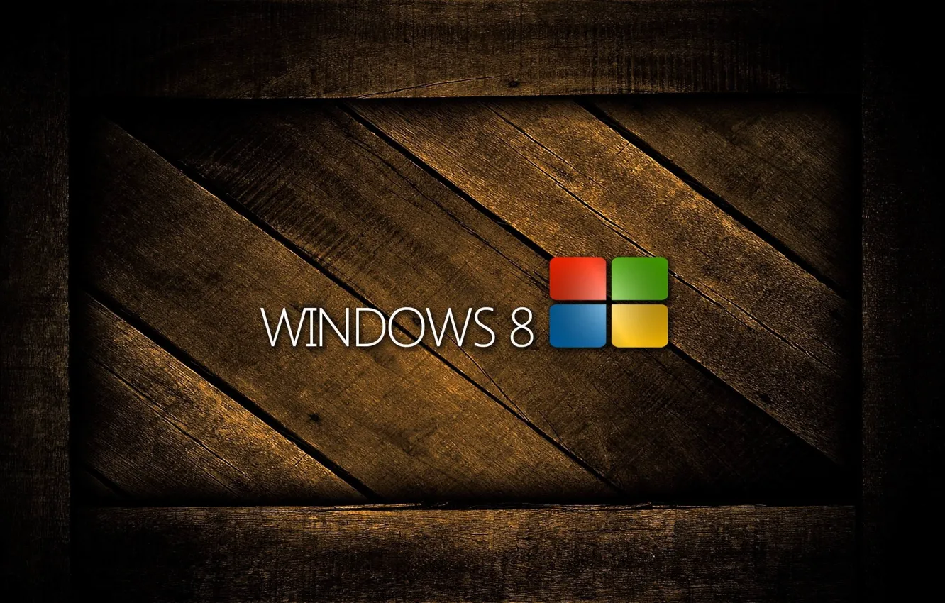 Фото обои дерево, лого, Microsoft Windows, Windows 8