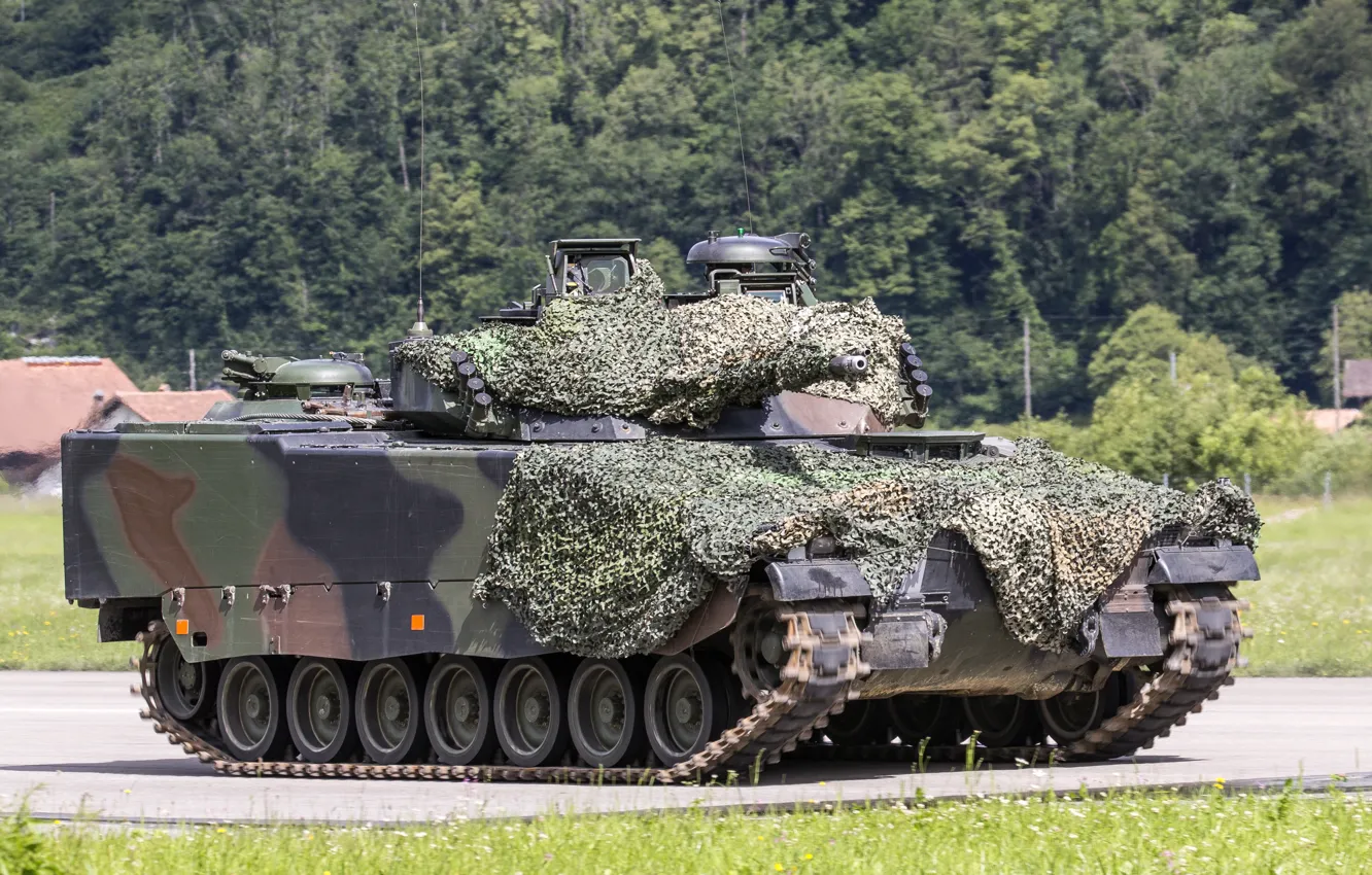 Фото обои машина, боевая, пехоты, CV90