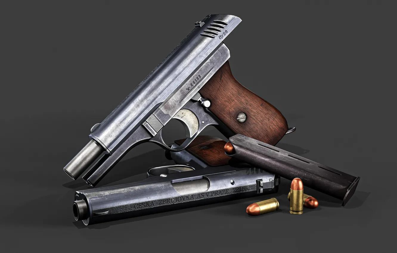 Фото обои Чехия, Самозарядный пистолет, CZ 24