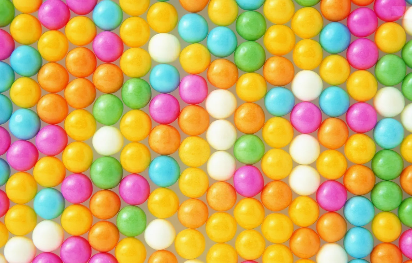 Фото обои шарики, цвет, еда, конфеты, драже, симметрия