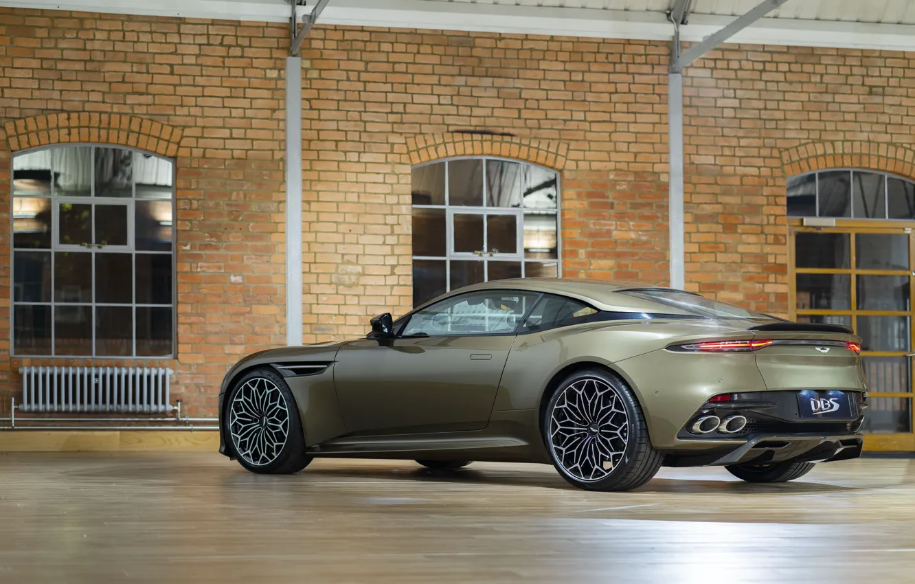 Фото обои Aston Martin, DBS, Superleggera, вид сзади, 2019, OHMSS, OHMSS Edition