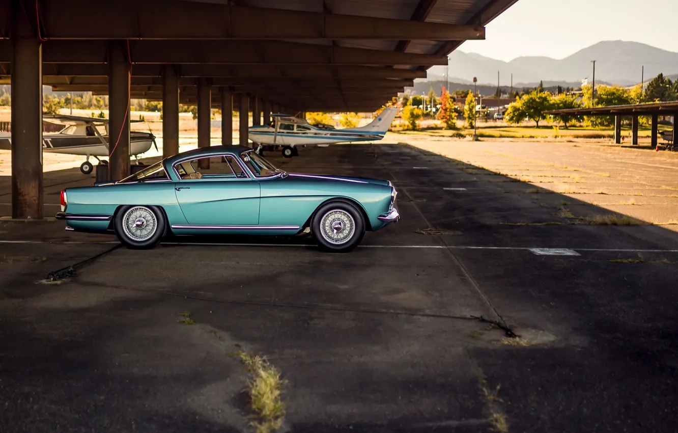 Фото обои 1954, Bertone, DB2, side view, Aston Martin DB2/4 Coupe by Bertone