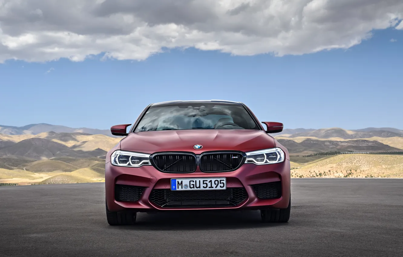 Фото обои BMW, BMW M5, front view, M5, F90