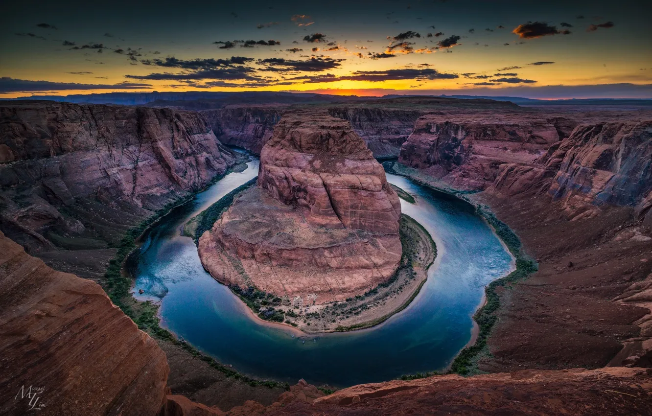 Фото обои природа, река, Колорадо, каньон, Аризона, США, Arizona, Гранд Каньон